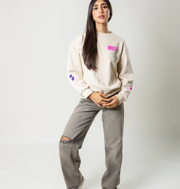 Pull over beige brutal