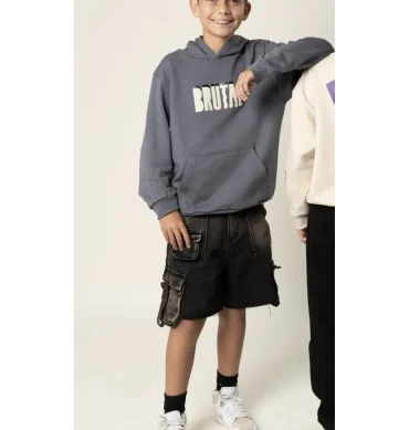 Hoodie gris BRUTAL LEVEL 2