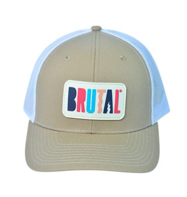 GORRA BEIGE LOGO MULTICOLOR