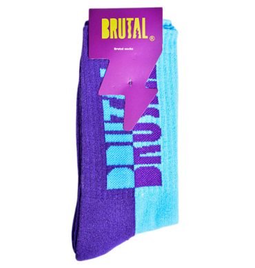 MEDIA BRUTAL AZUL CON MORADO