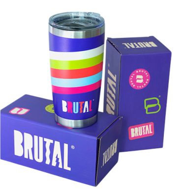 VASO TERMICO MORADO CON STICKERS